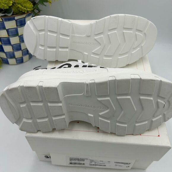Men’s Alexander, McQueen tread slick graffiti sneakers, size 45 made in Italy - Picture 6 of 10